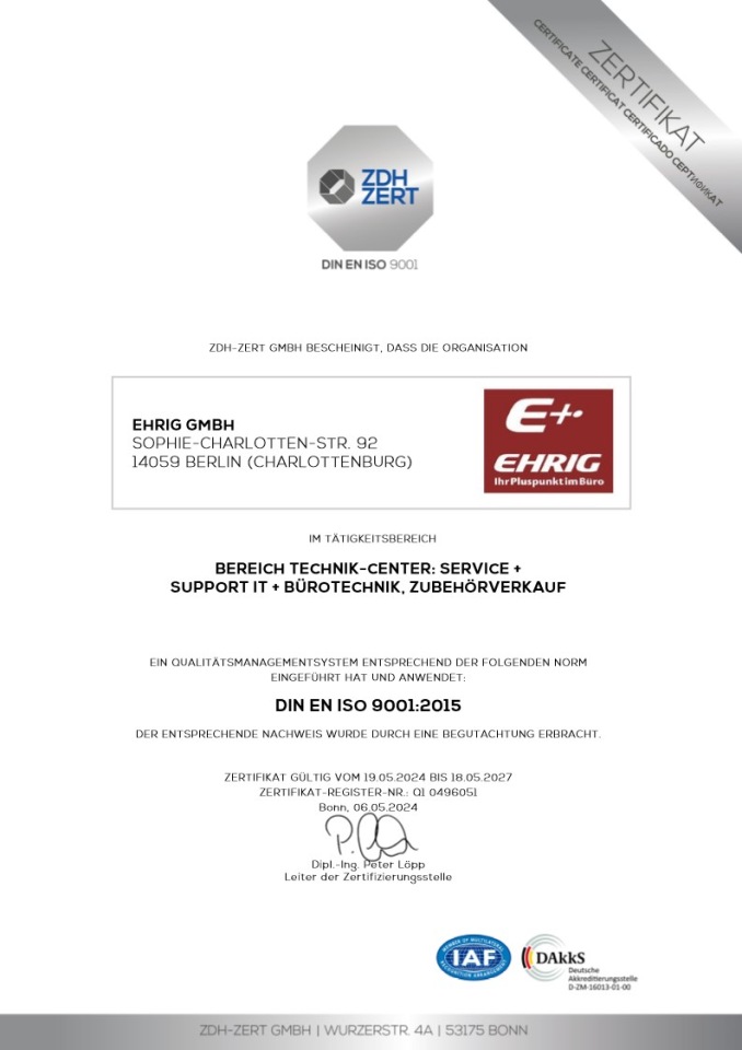 DIN EN ISO 9001:2015 Audit