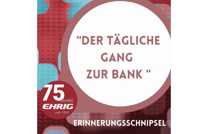 Der tägliche Gang zur Bank