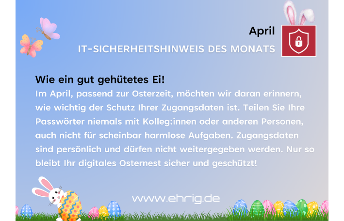 IT-Sicherheitshinweis April 2025