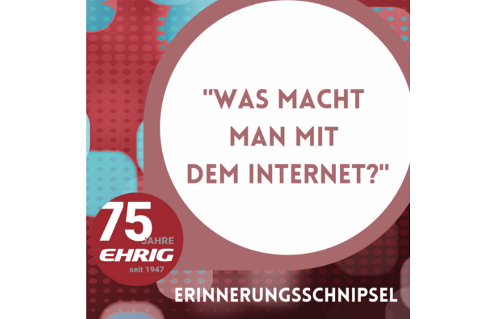 Was macht man mit dem Internet